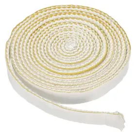 Zaplyte 726215707298 5/8 Inch X 1/8 X118 Wood Stove Gasket Fiberglass Self Adhesive Seal Rope White