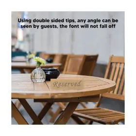 Zeronei54a7rk6s0 Zerone Reserved Table Seat Signs Reservation Sign Antique Bronze Stainless Steel En #2 Zeronei54a7rk6s0 Zerone Reserved Table Seat Signs Reservation Sign Antique Bronze Stainless Steel En #2