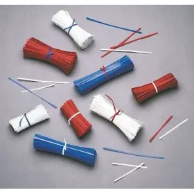 Zoro Select 46k606 8 Inch Plastic Twist Ties Pk1000