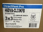 Duravent 46DVA-CL33KFB 3X3 Directvent Pro Co-linear Reline Kit Aluminum Flex New. Fixed Price $149.99.