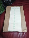 Tops 1290 Job Cards Time - 8.50" 3.50" Sheet Size Manila 500 / Box. Fixed Price $30.00.