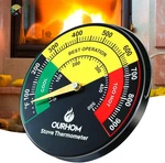 Wood Stove Thermometer, 3.55INCH Large Size Magnetic Black. Fixed Price $12.59.