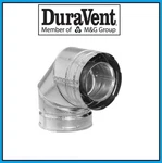 Duravent Directvent Pro 4" X 6-5/8" Degree Galvanized Elbow #46DVA-E90. Fixed Price $78.99.