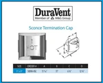 Duravent Directvent Pro 5" X 8" Galvanized Sconce Termination Cap #58DVA-HSC. Fixed Price $249.99.