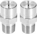Uxcell Flat Fan Spray Tip - 1/8BSPT Male Thread 304 Stainless Steel Nozzle 65. Fixed Price $13.26.