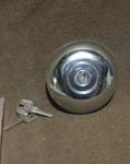 Vintage Wilmont Breeden Chrome Locking Gas Cap, Nos, 2 Keys -england. Fixed Price $24.99.
