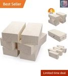 Durable Fire Bricks Kilns & Forges - 9"X4.5"X2.5", 2300 Rated, 6 Pack. Fixed Price $71.98.