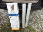 2PCS- Duravent 3PVL-36S Pellet Stove Pipe, Twist Lock, X In.. Fixed Price $99.87.
