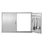 Vevor 39X26 Inch Bbq Island Access Outdoor Kitchen Stainless Steel. Fixed Price $99.99.