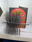 Imperial Premium Chimney Cleaning Brush 8" Round Steel Wire BR0184. Fixed Price $16.94.