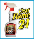 Imperial Clear Flame 2 In Glass & Masonry Cleaner 16OZ Tough Soot! #KK0047. Fixed Price $22.99.