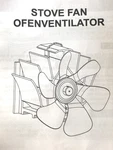 Heat Powered Wood Stove Fan 6 Blades Aluminum 1530 Rpm W/chimney Tube Motor. Fixed Price $31.99.