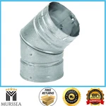Duravent Pelletvent 3IN Elbow Multi-fuel Stove Pipe Connector 3PVL-E45. Fixed Price $92.99.
