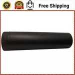 6 Inch Dia. Black Wood Stove Pipe Snap-lock Design Single Wall 24 Gauge Steel. Fixed Price $18.99.