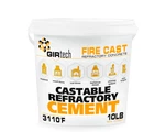 Firecast Castable Refractory Cement Mix 3110 Degree Fahrenheit Lbs High Tempe. Fixed Price $62.47.