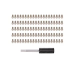 100PCS M2 M3 Steel Scale Beadlock Ring Screws 1.9 2.2 Wheel Rims For 1/10 Rc .... Fixed Price $13.05.