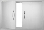 Vevor Bbq Access Door, 30.5W X Inch 21H, Stainless Steel Color. Fixed Price $95.10.