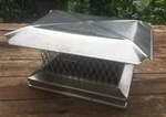 Gelco 19X14X10 Stainless Steel Single-flue Chimney Cap 5/8" MESH-14 By 9.25 Fit. Fixed Price $99.00.