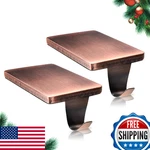 Hmasyo Set Of 2 Heavy Duty Iron Christmas Stocking Holders For Mantle. Fixed Price $33.99.