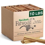 Plow & Hearth 10 Lbs Fatwood Fire Starter Sticks Organic Kindling, Easy Ignit.... Fixed Price $50.69.