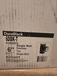 Duravent Durablack- 6" Tee With Clean-out Cap #6DBK-T. Fixed Price $65.00.