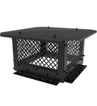 Chimney Cap 14"X14" Black Galvanized Steel Adjustable Fireplace #R014. Fixed Price $38.00.