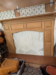Fireplace White Oak Mantle Surround, 75 Lbs Free Local Pickup Franklin, Nc. Wnc. Fixed Price $475.00.