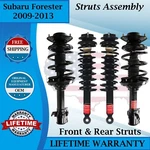 Monroe Oem Fronts & Rear Struts 2009-2013 Subaru Forester Lifetime Warranty. Fixed Price $553.58.