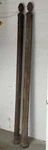 Antique Vintage Cast Iron Fence Newel Post Gate Acorn Finials 92 Tall. Fixed Price $950.00.