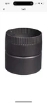 Imperial Group Adapter Dripface 8" Black. Fixed Price $20.00.