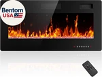 Electric Fireplace 36 Inch, Recessed And Wall Mounted With. Fixed Price $247.42.