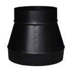 Imperial BM0062 6" Dia. 8" Stove Pipe Increaser Black 24 Gauge Steel. Fixed Price $24.73.