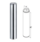 Duravent 7DT-48CF 7" Galvalume -double Wall 48" Pipe Length. Fixed Price $249.99.