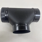 Gray Metal 5-604 24 Ga Black Stove Pipe Tee Made In Usa. Fixed Price $42.99.
