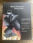 Zhengxoo Powered Stove 4 Blade Quit Fan Flue Pipe Heater 600A2. Fixed Price $38.99.