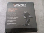 Tomersun 3 Blades Heat Powered Stove Fan For Wood/log Burner/fireplace. Fixed Price $19.99.