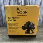 Voda 4-BLADE Heat Powered Stove Fan For Wood/log Burner/fireplace VDSF624B. Fixed Price $34.99.