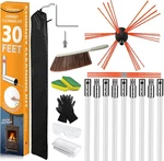 Sealegend 30 Chimney Sweep Kit Brush, Feet, Black. Fixed Price $94.44.