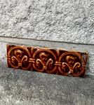 Antique Victorian Ornate Border Fireplace American Encaustic Accent Tile 6 X 2. Fixed Price $21.24.