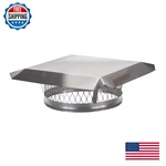 Hy-c LC13 Round Stainless Steel Clamp On Single Flue Liner Chimney Cap. Fixed Price $245.67.