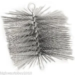 (4) Imperial BR0302 12" X Square Premium Single Spiral Wire Chimney Brushes. Fixed Price $169.97.