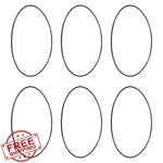Uxcell 6PCS AS-045 Nitrile Rubber O-rings, 4" Id 4-1/8" Od Seal Gaskets. Fixed Price $20.00.