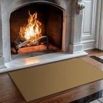 Hearth Rugs For Fireplaces RESISTANT,48X28 Inches, Brown. Fixed Price $31.70.