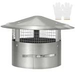 14 Inch Round Chimney Cap, Tapered Top With Screen, In.... Fixed Price $124.92.