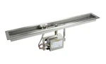 Hpc 72" Linear Trough Fire Pit Insert, Natural Gas TOR-72SSEI-TRGH-NG/120VAC. Fixed Price $6197.00.