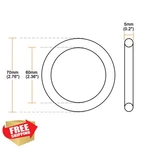 Uxcell 10PC Nitrile Rubber O-rings 70MM Od 60MM Id 5MM Metric Seal Gasket. Fixed Price $31.99.