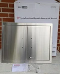Bull 25-INCH Stainless Steel Double Access W Reveal 33590 Outdoor Kitchen. Fixed Price $299.99.