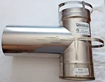 6" Olympia Stainless Steel TLF6 + Cap TC6 Snout TS6 Forever Flex Fireplace. Fixed Price $149.99.
