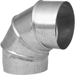 (1)-IMPERIAL Galvanized Adjustable 5" Degree 28 Stove Pipe Elbow GV0290-C. Fixed Price $19.89.