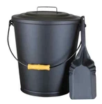 Comfort Glow 6-GALLON Ash Bucket With Shovel, Tight Lid, Wooden Handle Cgab. Fixed Price $79.95.